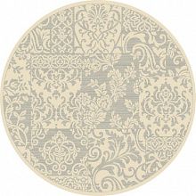 Абстрактный круглый рельефный ковер из вискозы GENOVA 38009 6565 90 КРУГ