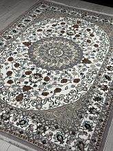 Однотонный ковер HALIF F611 GRAY-BLUE