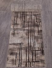 Ковровая дорожка SIERRA D717 BEIGE-BROWN 2
