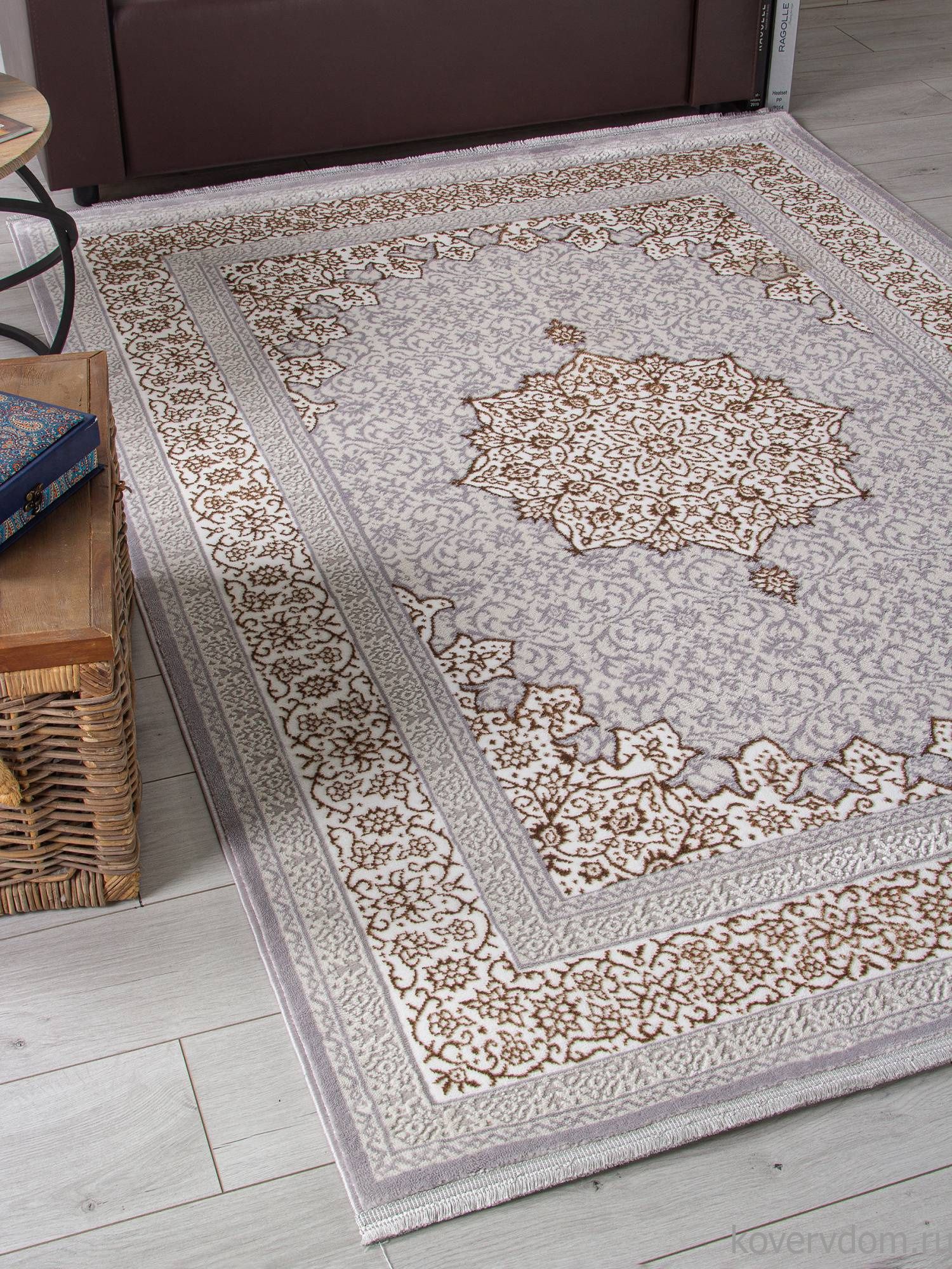 Ковер HALIF F584 GRAY-GREEN