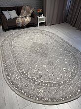 Ковер ARMINA GA007G GREY / GREY Овал
