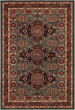 Ковер из шерсти коричневый шерстяной OSTA Kashqai 4308 400