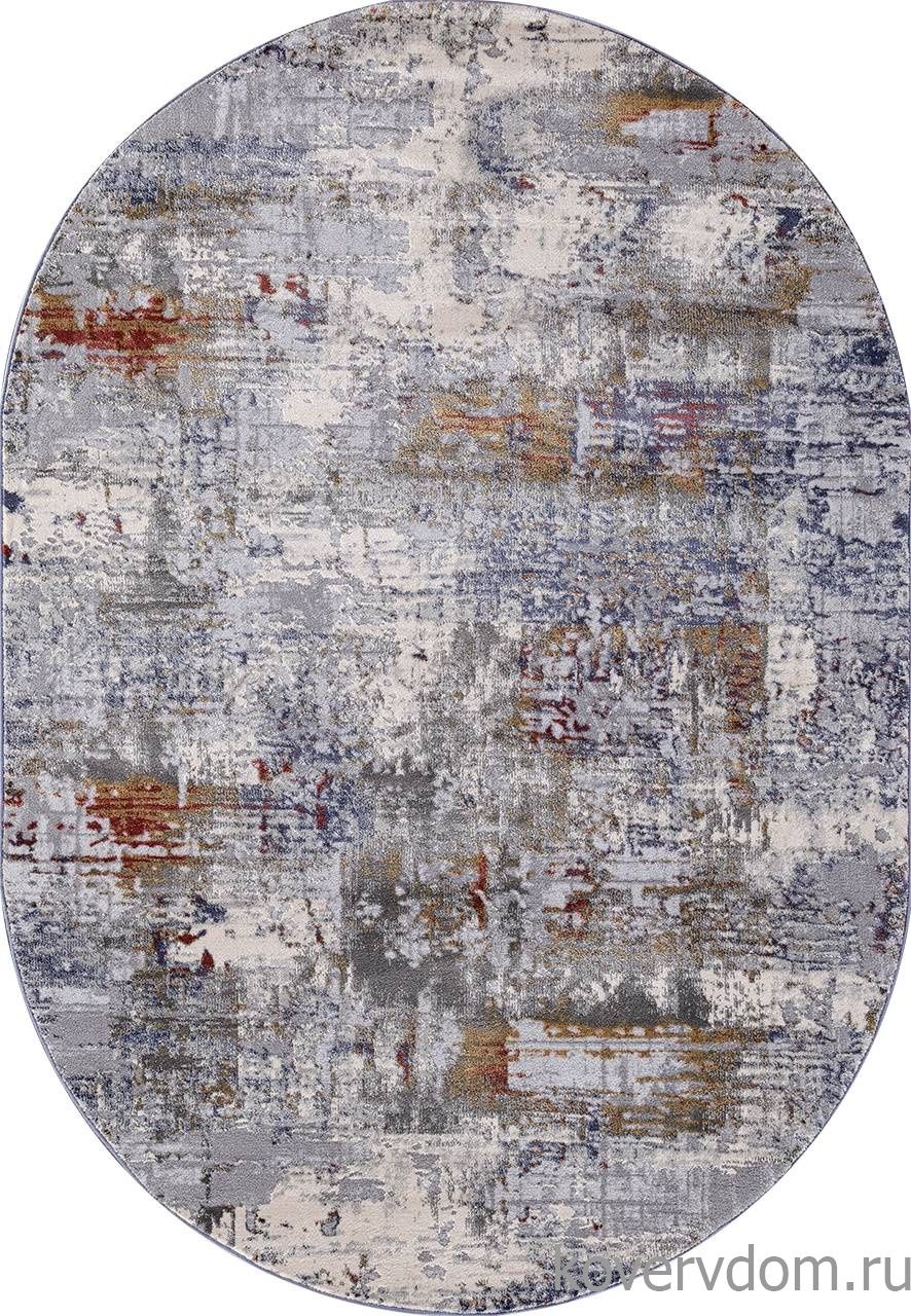 Ковер MARDAN 5038A COKEN D.GREY / BLUE Овал