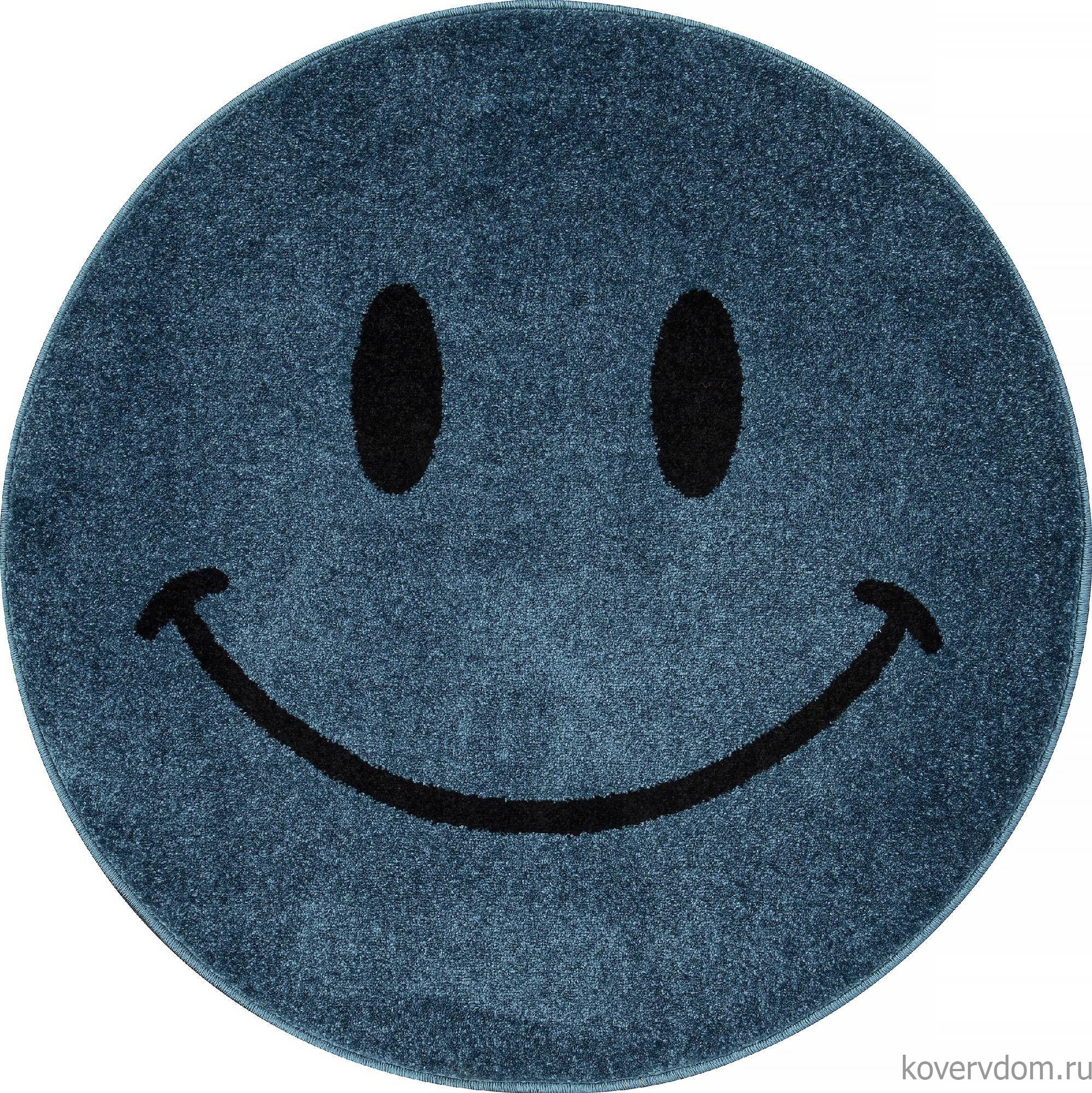 Ковер SMILE 2 NC19 BLUE Круг