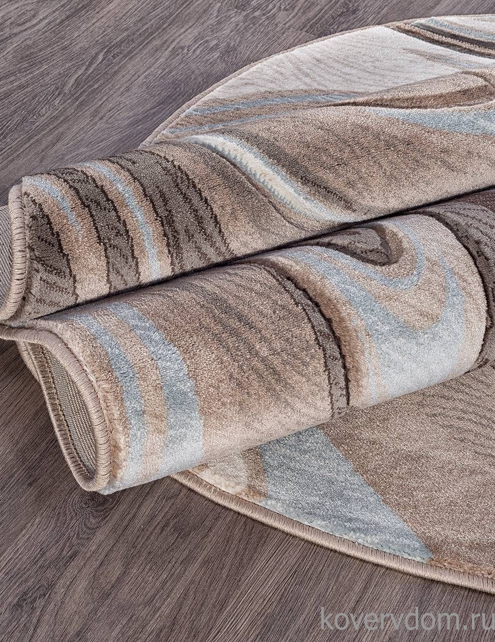 Ковер MEGA CARVING 1385 BEIGE Овал