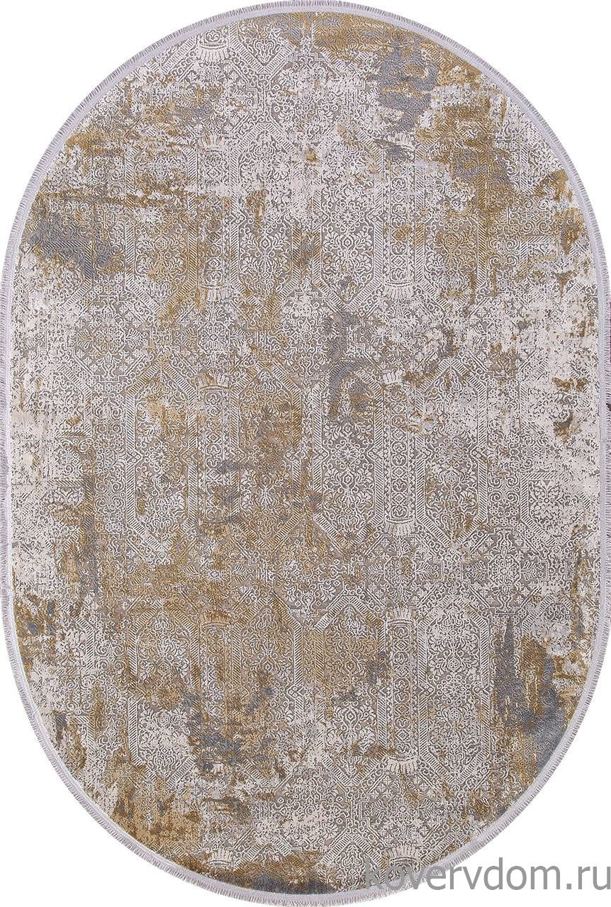 Ковер BIBLOS 9303 GREY / BEIGE Овал