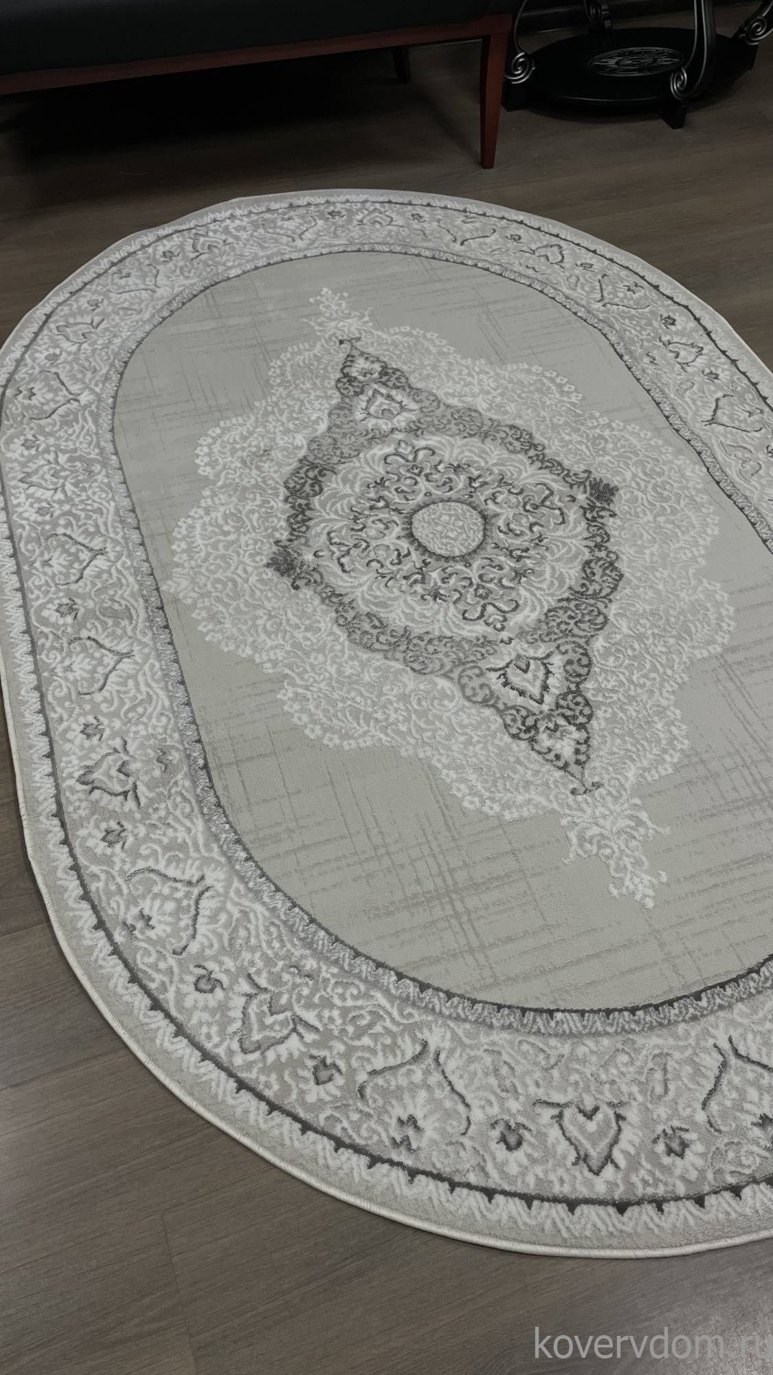 Ковер LUCCI P156A L.GRAY / L.GRAY Овал