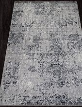 Ковер в гостиную черный PALERMO F281 DARK GRAY