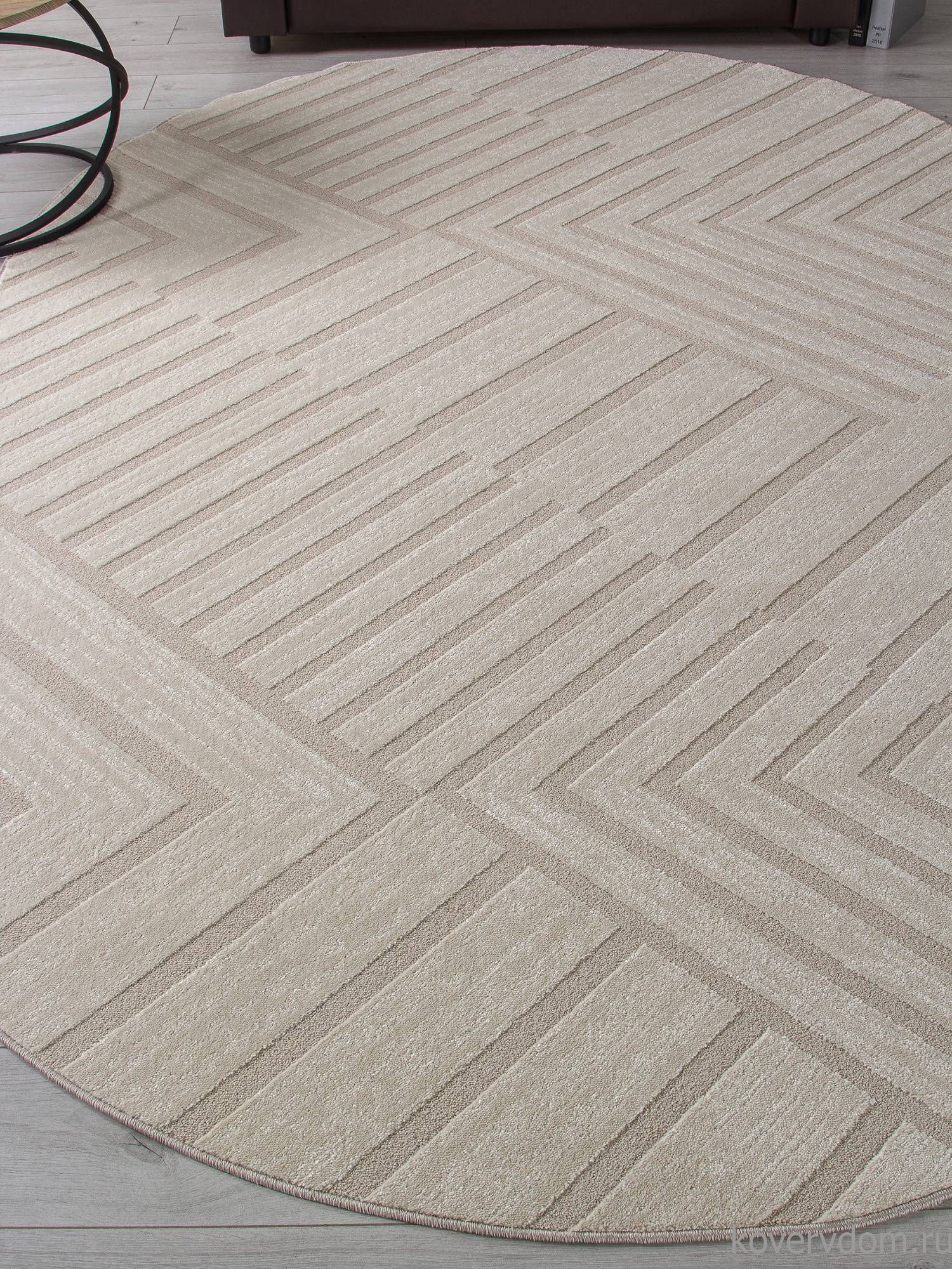 Ковер DIOS F438 LIGHT CREAM Овал