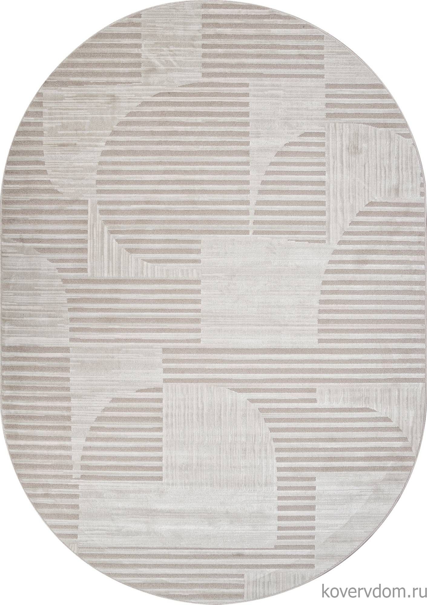 Ковер DIOS-A F440 CREAM Овал