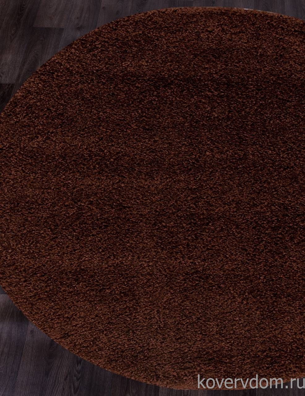 Ковер SHAGGY ULTRA s600 BROWN Круг