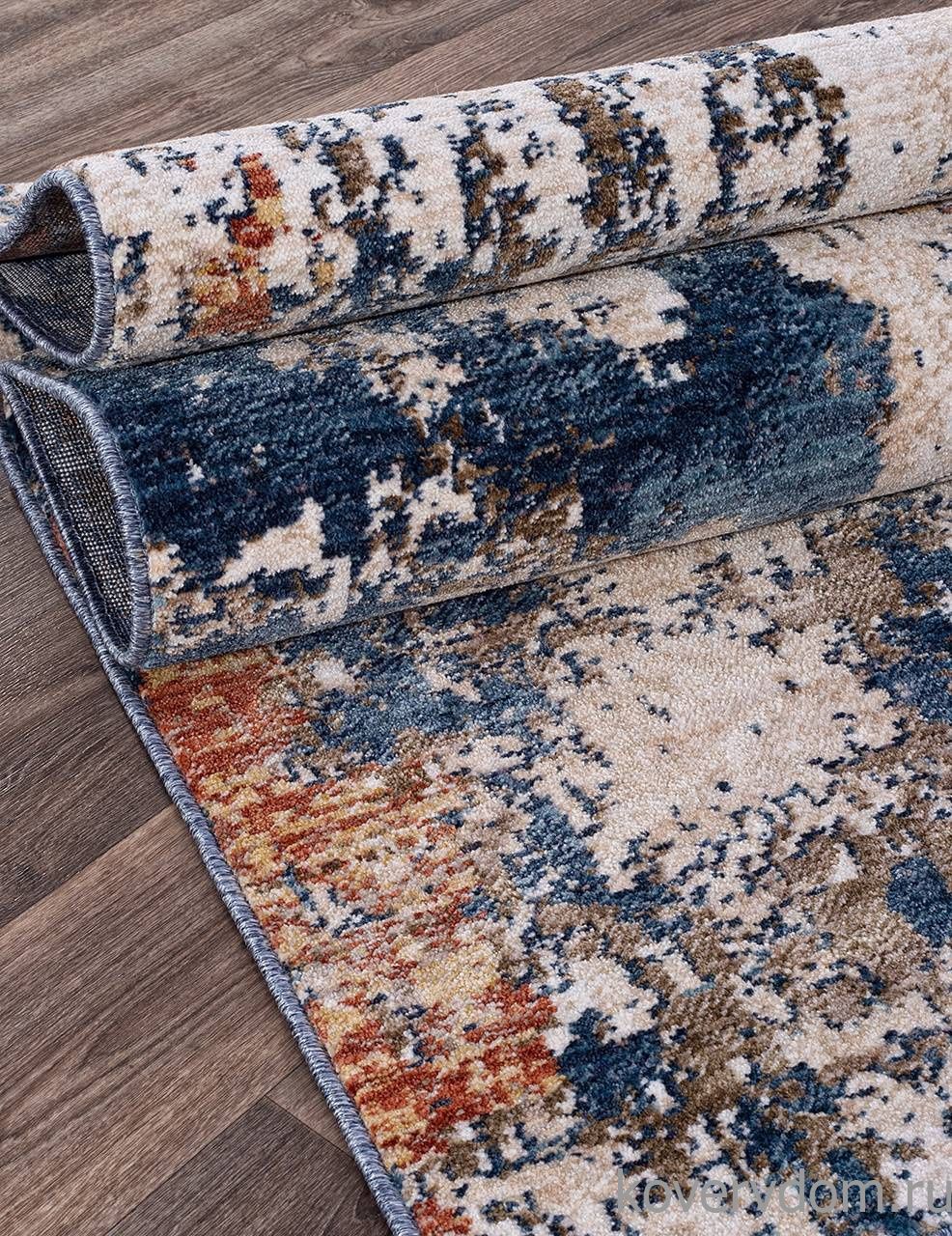 Ковер ZEUS B2091A IVORY / D.BLUE