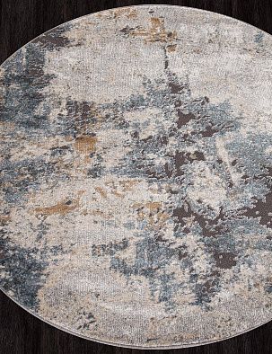 Ковер SERENITY D742 BEIGE-BLUE Круг