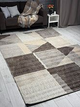 Ковер в гостиную коричневый PRAGA 06052B BROWN / TOZ GRI