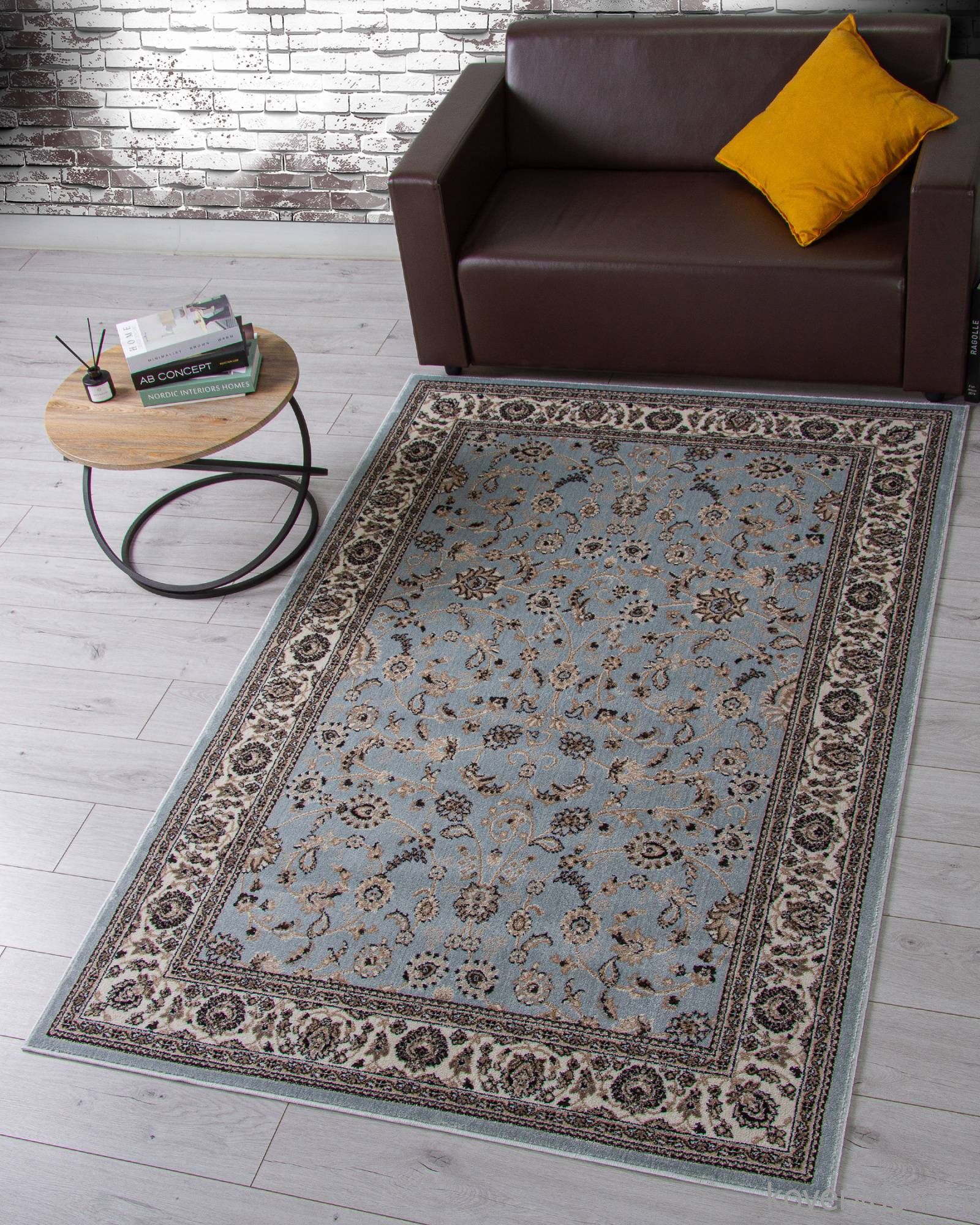 Ковер VALENCIA DELUXE D251 L.BLUE-BROWN