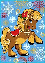 Новогодний сувенирный коврик 91084