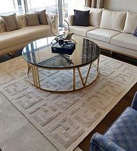 Ковер DEKOSİF ручной работы FENDI-4 beige