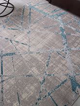 Современный ковровая Дорожка LIMAN F478 GRAY-BLUE