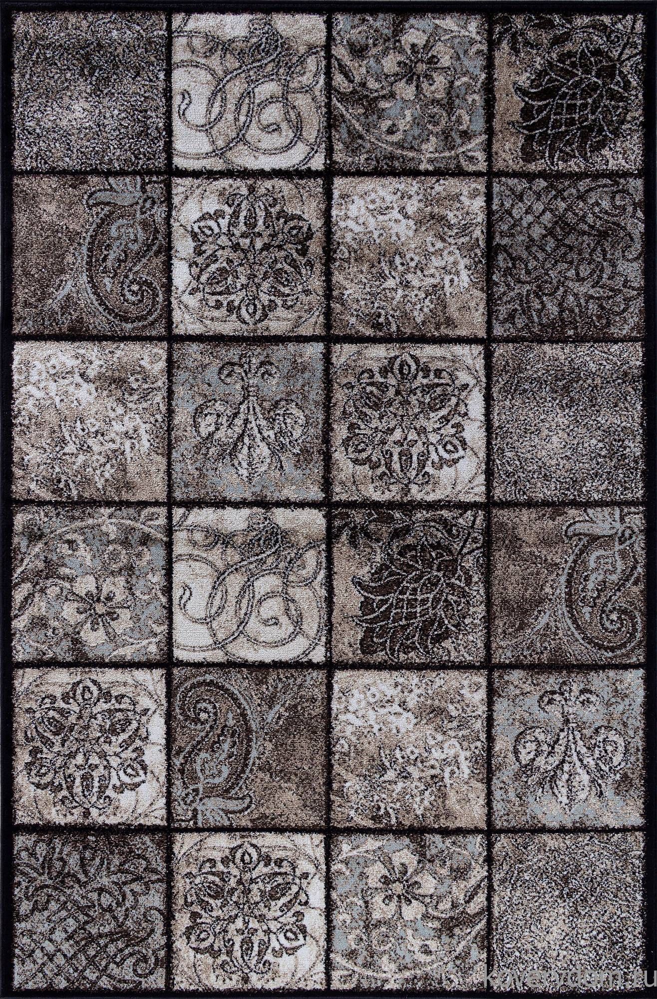 Ковер VALENCIA ДЕЛЮКС D328 BROWN / КОРИЧНЕВЫЙ