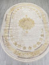 Ковер DELINA A064A CREAM / GOLD FDY Овал
